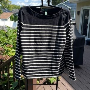 Lauren petite striped top